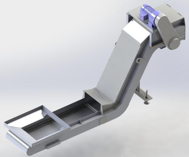 Схема транспортера стружки